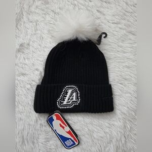 NBA Los Angeles Lakers Pearls Women's Beanie Black